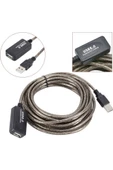 10 Metre Usb2.0 Sinyal Güçlendirici Profesyonel Çipli USB Extension Uzatma Kablosu - 2