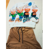 Ayıcık baskılı çocuk takımı - 2