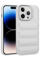 Apple iPhone 14 Pro Max Kılıf Kamera Korumalı Parlak Airbagli Lopard Galya Kapak - 1