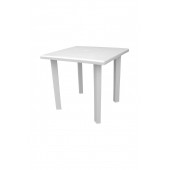 80 x 80 cm Kare  Plastik Beyaz Masa  - GF211AW - 1