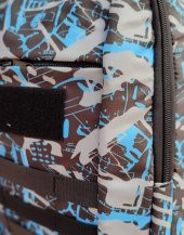 Kamuflaj Desenli Suya Dayanıklı Destekli Sırt Yapılı Laptop Bölmeli Günlük Okul Sırt Çantası KOD-200 - 2