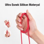 Polham HC Series 1MT 2.4A USB to iPhone Lightning Ultra Hızlı Şarj ve Data Kablosu, Akım ve Isı Korumalı Kopmaz Kablo - 4