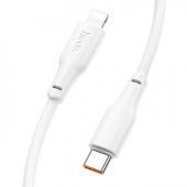 Polham HC Series 1MT 20W Type-C to iPhone Lightning Silikon Süper Hızlı Şarj ve Data Kablosu, Akım ve Isı Korumalı Kopmaz Kablo - 1