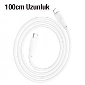 Polham HC Series 1MT 20W Type-C to iPhone Lightning Silikon Süper Hızlı Şarj ve Data Kablosu, Akım ve Isı Korumalı Kopmaz Kablo - 3