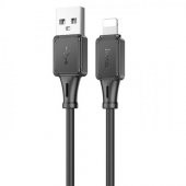 Polham HC Series 1MT 2.4A USB to iPhone Lightning Ultra Hızlı Şarj ve Data Kablosu, Akım ve Isı Korumalı Kopmaz Kablo - 1