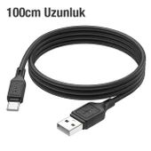 Polham 1 Metre 3A Süper Hızlı USB to Type C Şarj ve Data Kablosu, Xiaomi, Samsung, Huawei İle Uyumlu - 2