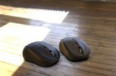 Inca IWM-300RG Kumaş Yüzey 7 LED Wireless Mouse Gri - 7