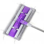 Mor Teleskopik Mandallı Mikrofiber Sihirli Mop Yüzey Temizleyici (duvar,fayans,yer,cam) - 3