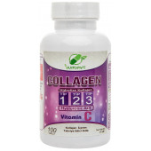 Yurdavit Hydrolyzed Collagen Type 1-2-3 2x100 Tablet Hyaluronic Acid Vitamin C Hidrolize Kolajen thumbnail 2