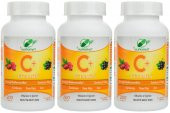 Yurdavit C Vitamini 1000 Mg 3x200 Tablet Kuşburnu Çinko Kordiseps Mantarı Kara Mürver - 1
