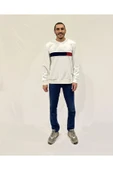 Erkek Bisiklet Yaka Rahat Kalıp 3 iplik Kalın Garnili Sweatshirt SPR24SW35 - 9