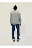 Erkek Bisiklet Yaka Rahat Kalıp 3 iplik Kalın Tokyo Baskılı Sweatshirt SPR24SW30 - 8