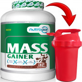 Nutraday Karbonhidrat Tozu Nutraday Mass Gainer 3520 Gram Hacim Kütle Kas GainerMass Shaker Hediyeli - 1