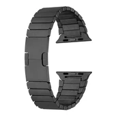 Apple Watch 42 44 45 49 mm Uyumlu Joint Luxury Klipsli Çelik Kordon - 6