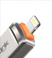 LinkTech O198 USB - iPh Lightning OTG Dönüştürücü Çevirici Metal Adaptör - 3