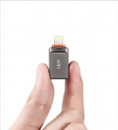 LinkTech O198 USB - iPh Lightning OTG Dönüştürücü Çevirici Metal Adaptör - 5