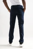 Ecer Slimfit Beli Lastikli Ve İplikli Çizgili Pamuklu Kışlık Kumaş Erkek Jogger Pantolon - 5