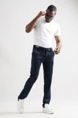 Ecer Slimfit Beli Lastikli Ve İplikli Çizgili Pamuklu Kışlık Kumaş Erkek Jogger Pantolon - 3