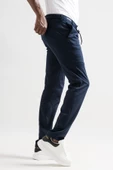 Ecer Slimfit Beli Lastikli Ve İplikli Çizgili Pamuklu Kışlık Kumaş Erkek Jogger Pantolon - 4
