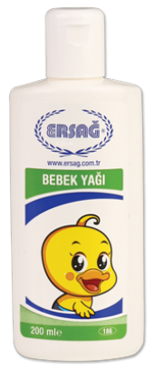 Ersağ Bebek Şampuanı + Bebek Duş Jeli + Bebek Yağı - 3