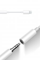 Iphone Tüm Serilerle Uyumlu Lightning Telefon Kulaklık Çevirici Aux Dönüştürücü Aparat Orjinal 7 8 X 11 12 13 14 Pro - 6