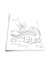 Hayal Sepeti DİNAZOR Resimli Tuval 20 X 20 6lı boya, fırça Boyama seti - 2