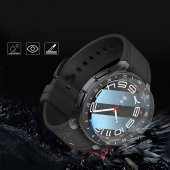 KNY Samsung Galaxy Watch 6 Classic 47 MM İçin Sert Ekran Koruyuculu Kasa Koruma Spor Gard Kapak Siyah - 2