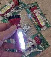 Ultra Güçlü Usb Şarjlı Yeşil El Feneri Kamp Feneri Avcılık Feneri - 2