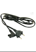 TV .TEYP 2 li Power Kablosu Yatay uç Siyah Standart 1.2m. - 2