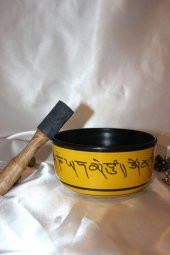 Sarı Meditasyon Çanı Yoga Çanı Tibet Çanağı 2 - 7