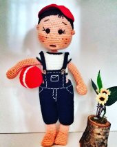 Aras Bebek Amigurumi Organik Oyuncak - 1