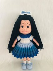 Gökkuşağı Kızı Amigurumi Organik Oyuncak - 1