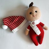 Yumurcak Modeli Yeni Doğan Seti Amigurumi Organik Oyuncak - 3