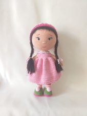 Şirin Cupcake Bebek Amigurumi Organik Oyuncak - 1
