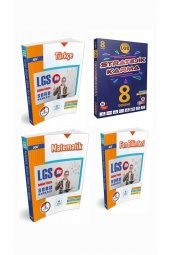 8.sınıf Türkçe-matematik-fen Soru Bankası Deneme - 1