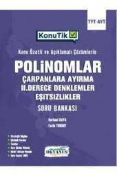 Tyt - Ayt Konutik Polinomlar Çarpanlara Ayırma Iı. Derece Denklemler Ve Eşitsizlikler Soru Bankası - 1