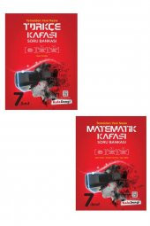 7. Sınıf Türkçe Matematik 2li Soru Bankası Seti - 1