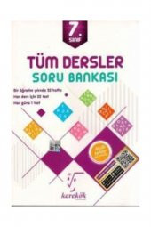 7. Sınıf Çözümlü Tek Kitap Tüm Dersler Soru Bankası - 1