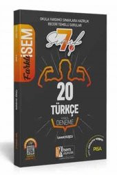 2020 Farklı Isem 7. Sınıf Türkçe Tamamı Çözümlü 20 Fasikül Deneme - 1