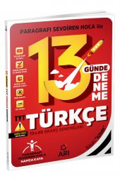 2023 Tyt Türkçe 13 Günde 13x40 Branş Denemeleri Hamza Kaya - 1
