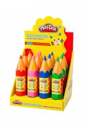 Play-doh 12 Renk Jumbo Kuru Boya Plastik Tüp - 1