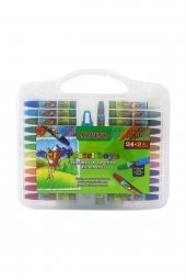 Yağlı Pastel Boya 24 2 Renk Plastik Çantalı - 1