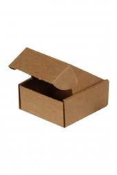 Kraft Kilitli Kargo Kutusu  Ebat 8x8x4 cm (100 adet) - 2