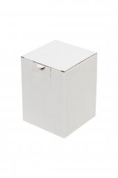 Beyaz Kilitli Kargo Kutusu  Ebat 12x12x16 Cm (100 Adet) - 2