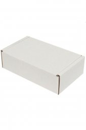 Beyaz Kilitli Kargo Kutusu  Ebat 16x8x3 Cm (100 Adet) - 2