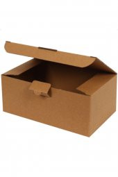 Kraft Kilitli Kargo Kutusu  Ebat 20x12x8 Cm (100 ADET) - 1