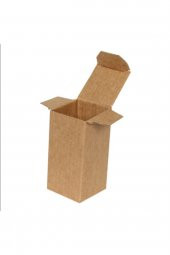 Kraft Kilitli Kargo Kutusu Ebat 4x4x8 Cm (100 ADET) - 1