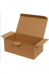 Kraft Kilitli Kargo Kutusu  Ebat 20x12x8 Cm (100 ADET) - 3