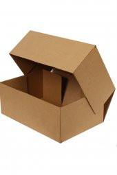 Kraft Kilitli Kargo Kutusu (testliner)  Ebat 35x24x14 Cm (100 Adet) - 1