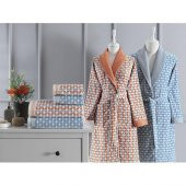 ÖZDİLEK CUATRO BORDES AİLE SETİ TURUNCU-MAVİ - 1